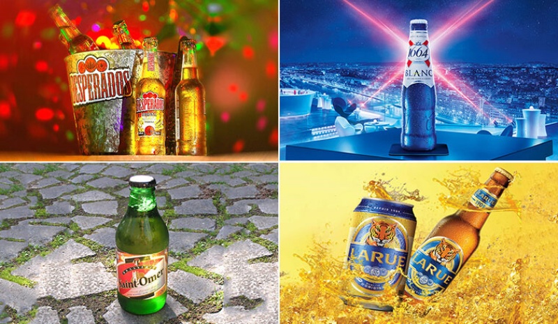Bia Pháp mang hơi hướng bia châu Âu, khi uống người dùng sẽ cảm nhận rõ hương hoa bia và hương trái cây