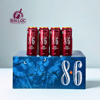Bia Sói 8.6 Red 7.9% - Thùng 24 Lon 500ml | Bia Hà Lan Mạnh Mẽ