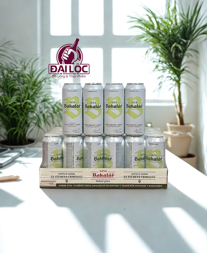 Ngoài Bia Bakalar Dry Hop Lager 5 Lít thì Lon 500ml cũng được khách hàng rất ưa chuộng