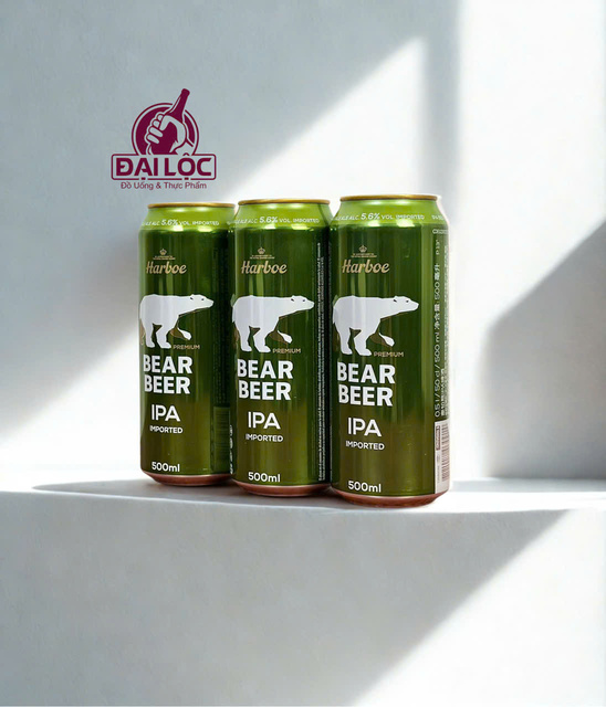 Bear Beer IPA 5.6% (Bia Gấu IPA) – Thùng 24 Lon 500ml