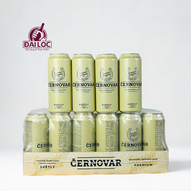 Bia Cernovar Premium Pale Lager 4.9% – Tinh Hoa Bia Vàng Truyền Thống Cộng Hòa Séc
