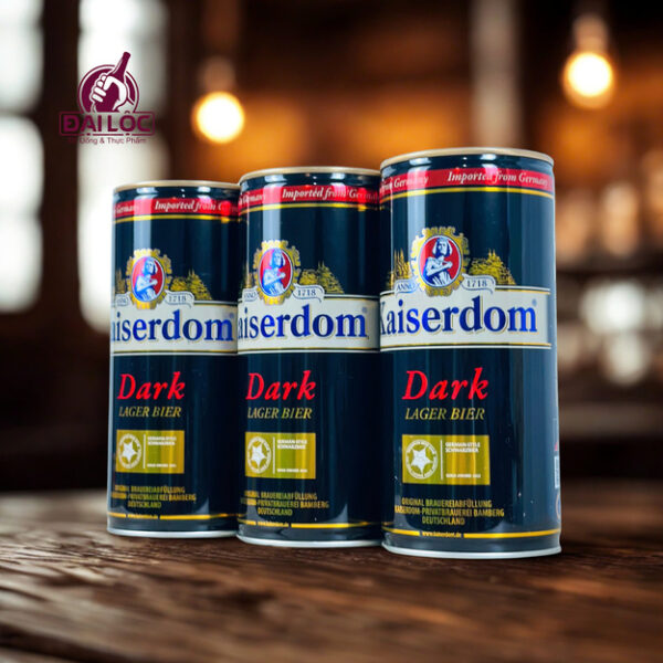 Bia Đức Kaiserdom 1 lít Dark Lager – Đẳng Cấp Bia Đen Thượng Hạng Từ Đức