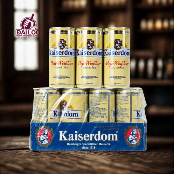 Bia Đức Kaiserdom 1 lít Hefe Weissbier – Đẳng Cấp Bia Lúa Mì Đức Trong Lon Khổng Lồ