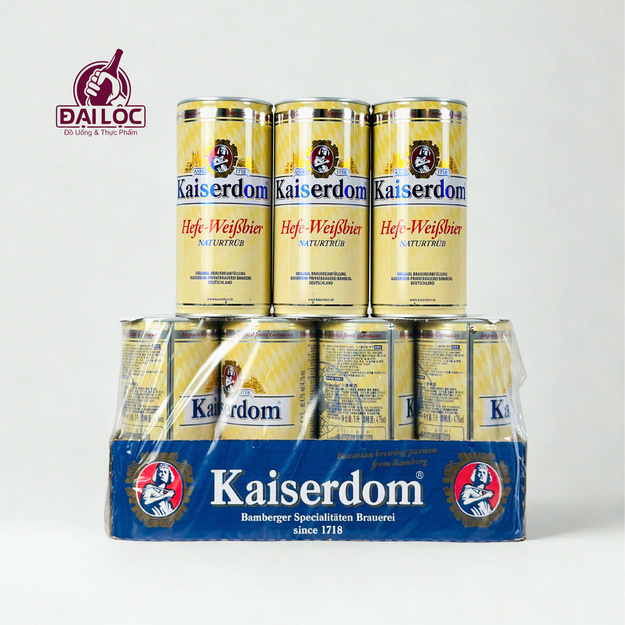 Bia Kaiserdom Hefe Weissbier 1000ml – Đẳng Cấp Bia Lúa Mì Đức Trong Lon Khổng Lồ
