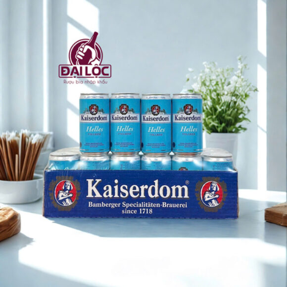 Bia Kaiserdom Helles 250ml – Hương Vị Bia Vàng Bavaria Dịu Nhẹ Trong Thiết Kế Nhỏ Gọn