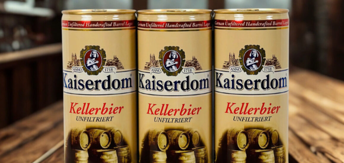 Bia Kaiserdom Kellerbier 1000ml – Hương Vị Bia "Hầm" Cổ Điển Từ Nước Đức