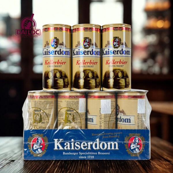 Top 10 Bia Đức Ngon Nhất Thế Giới: Tinh Hoa Bia Đức Bia Kaiserdom Kellerbier 1000ml – Hương Vị Bia "Hầm" Cổ Điển Từ Nước Đức