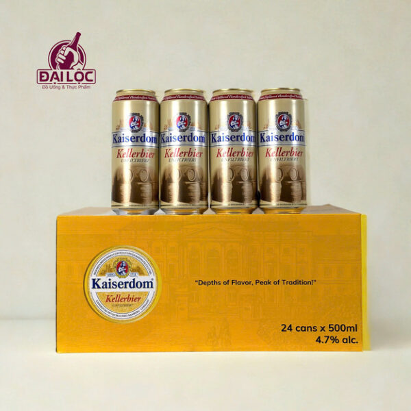 Bia Kaiserdom Kellerbier Lon 500ml