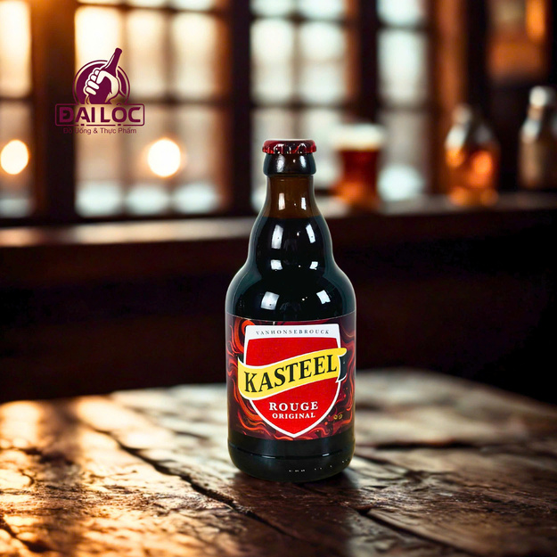 Bia Kasteel Rouge 330ml 8% – Thùng 24 Chai Bia Kasteel Rouge 330ml – Sự Quyến Rũ Ngọt Ngào Từ Trái Anh Đào Nước Bỉ