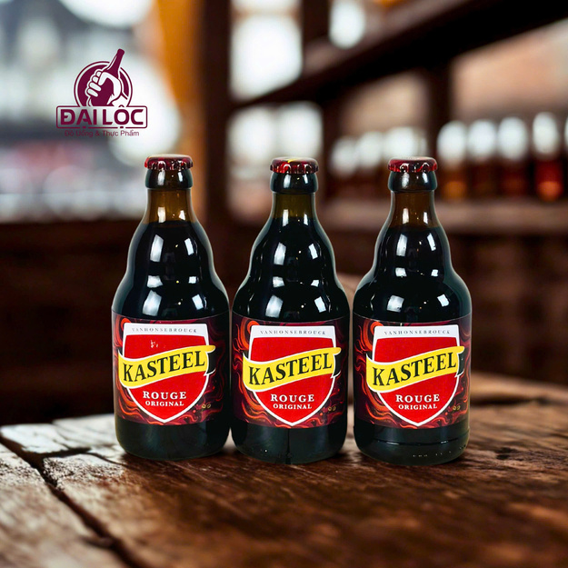Bia Bỉ Kasteel Rouge 330ml – Sự Quyến Rũ Ngọt Ngào Từ Trái Anh Đào Nước Bỉ