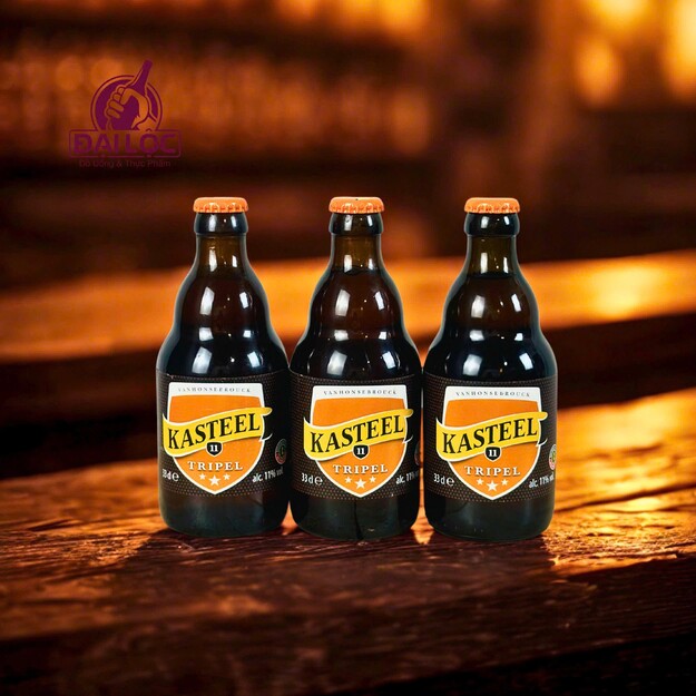 Bia Kasteel Tripel 330ml – Đỉnh Cao Nghệ Thuật Bia Vàng Nặng Độ Từ Bỉ