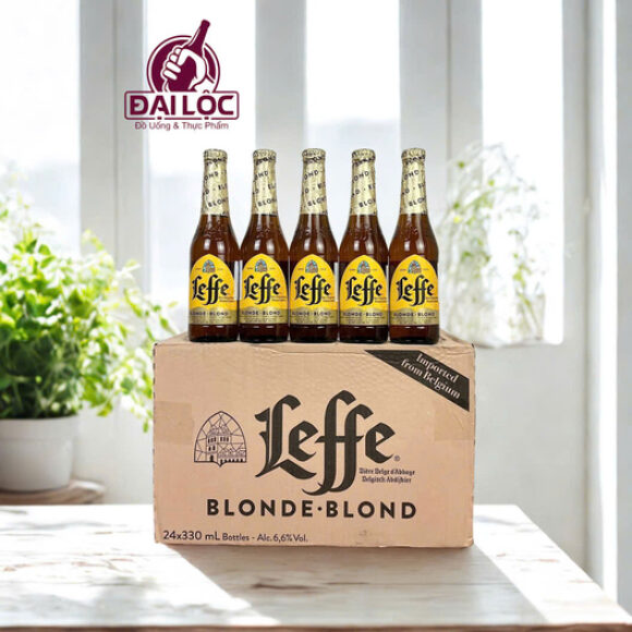 Bia Leffe Blond Chai 330ml – Tinh Túy Bia Tu Viện Bỉ Thượng Hạng
