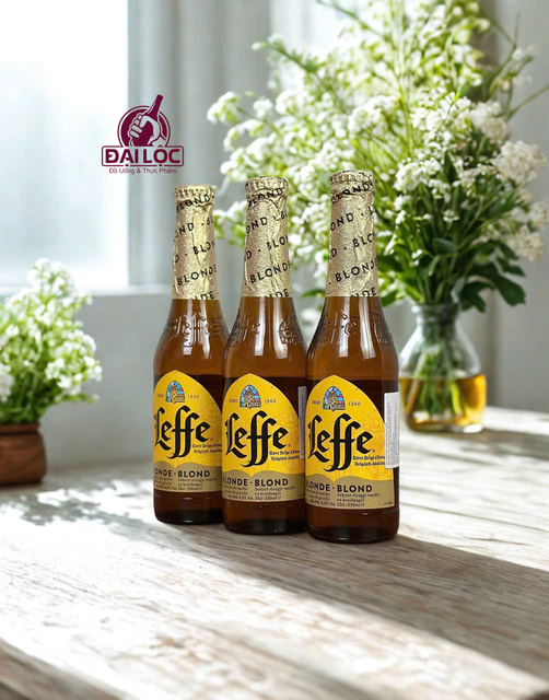 Bia Leffe Blond Chai 330ml – Tinh Túy Bia Tu Viện Bỉ Thượng Hạng