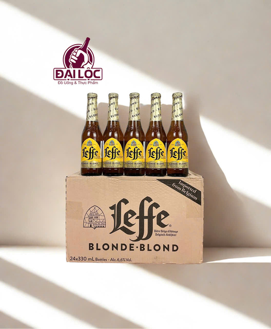 Bia Leffe Blond Chai 330ml – Tinh Túy Bia Tu Viện Bỉ Thượng Hạng
