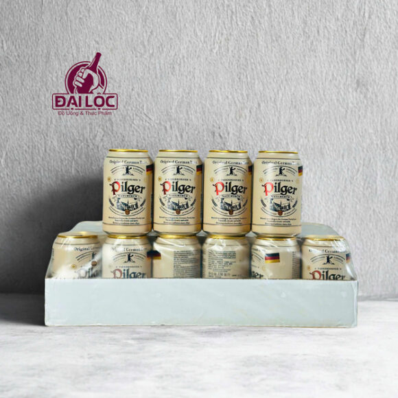 Bia Paderborner Pilger Original Thùng 24 Lon 330ml – Tinh Túy Bia Đức Nguyên Bản