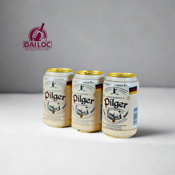 Bia Paderborner Pilger Original Thùng 24 Lon 330ml – Bia Naturtrub nổi tiếng