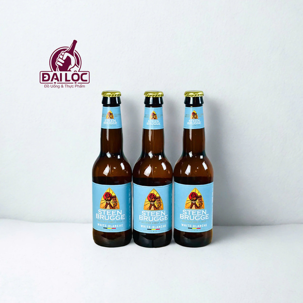 Bia Steenbrugge White 5% Chai 330ml 