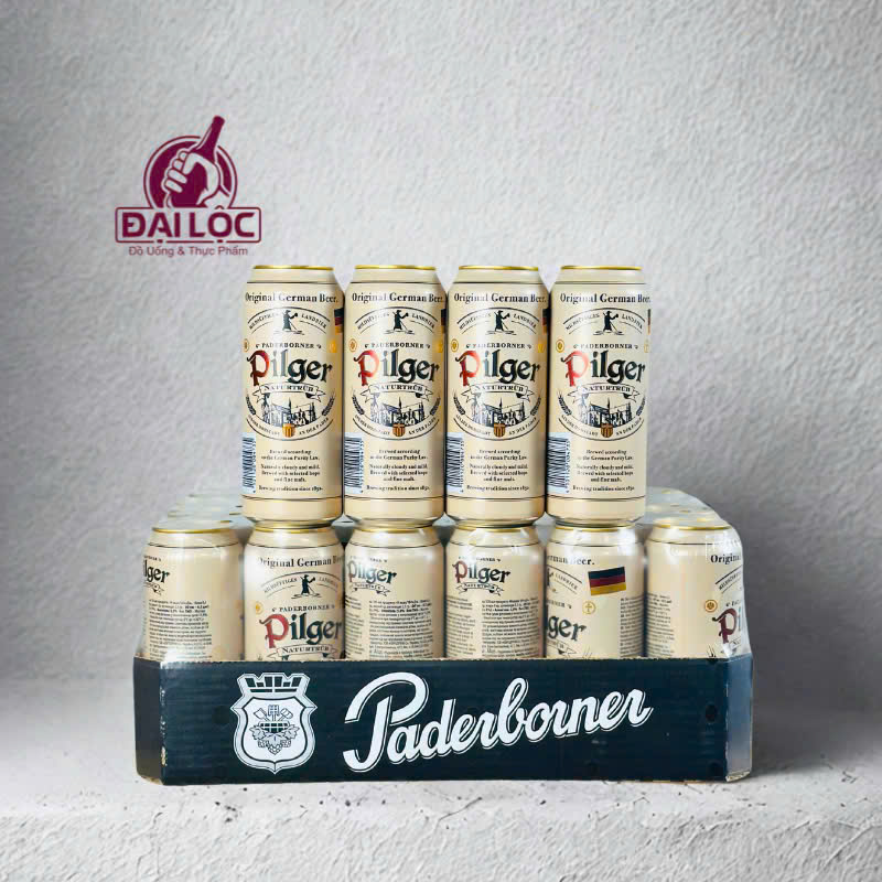 Bia Paderborner Hell 500ml 5% – Dòng Pilger nổi tiếng