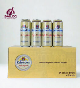 Bia Kaiserdom Hefe Weissbier 4.7% – Lon 500ml – Thùng 24 Lon