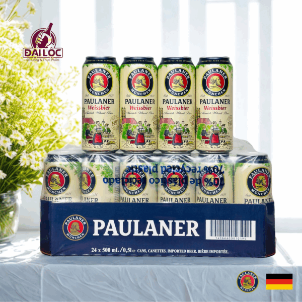 Bia Paulaner Weissbier 500ml 5.5% - Thùng 24