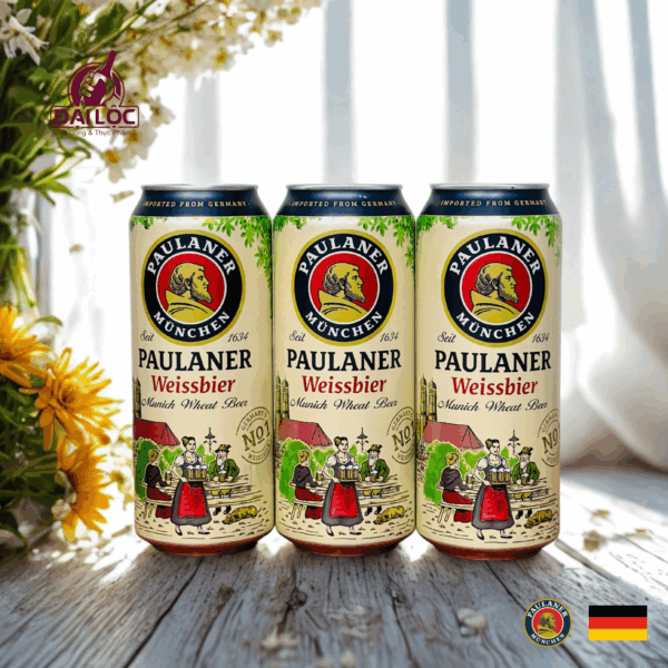 Bia Paulaner Weissbier 500ml 5.5% - Địa Chỉ Mua Bia Paulaner Uy Tín Chính Ngạch