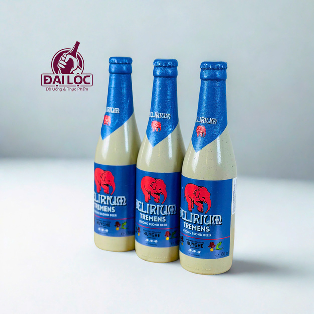 Bia Con Voi Delirium Tremens 8,5% – Chai 330ml – Thùng 24 chai Bia Con Voi Delirium Tremens 330ml (Voi Hồng) nồng độ 8,5%.