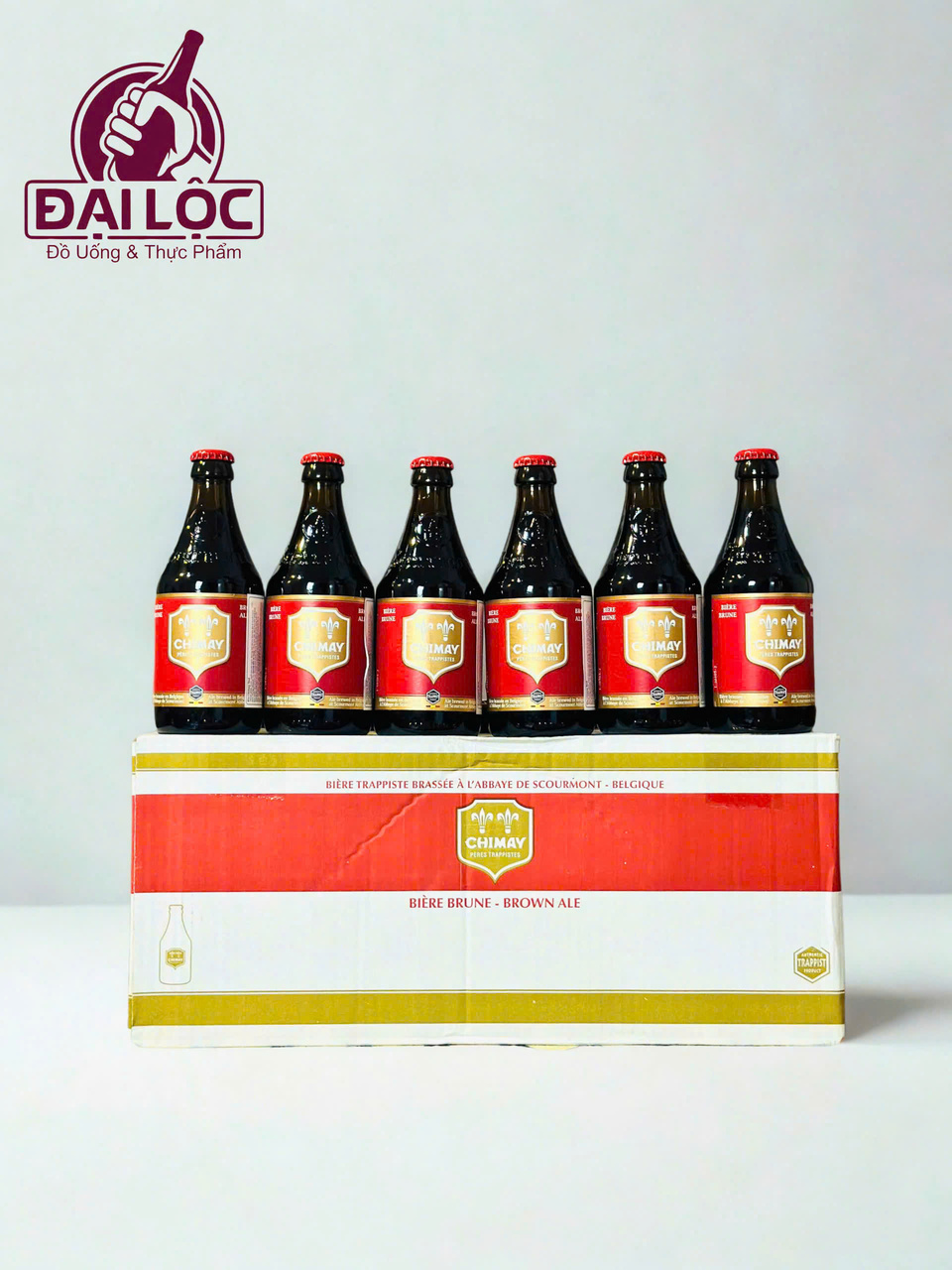 Bia Chimay Đỏ 330ml 7% – Thùng 24 Chai | Bia Thầy Tu Bỉ Chính Hãng