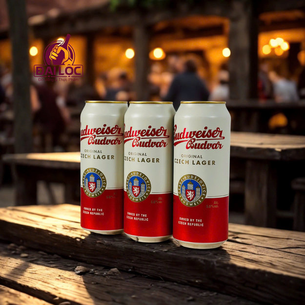 Bia Budweiser Budvar Original 500ml 5% – Thùng 24 Lon | Bia Tiệp Chính Hiệu