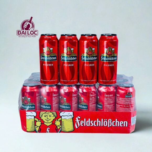 Review 4 Dòng Bia Pháo Đài Feldschlobchen – Pilsner Bia vàng