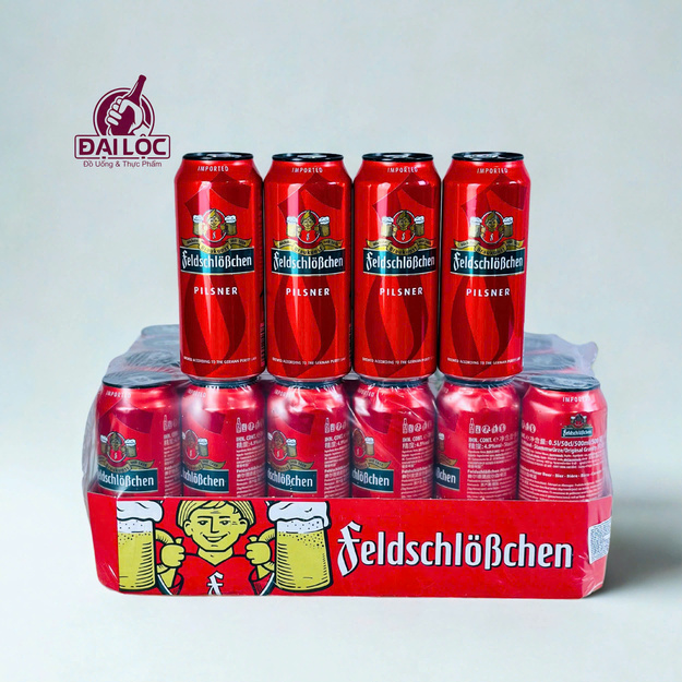 Review 4 Dòng Bia Pháo Đài Feldschlobchen – Pilsner Bia vàng