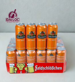 Bia Feldschlobchen Hefeweizen 5 Lít - quy cách lon 500ml