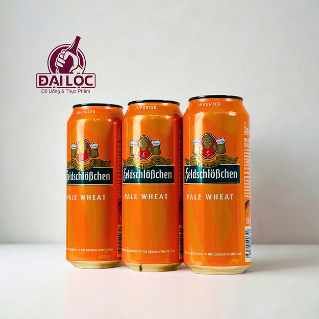 Bia Pháo Đài Feldschlobchen Wheat 5% – Lon 500ml