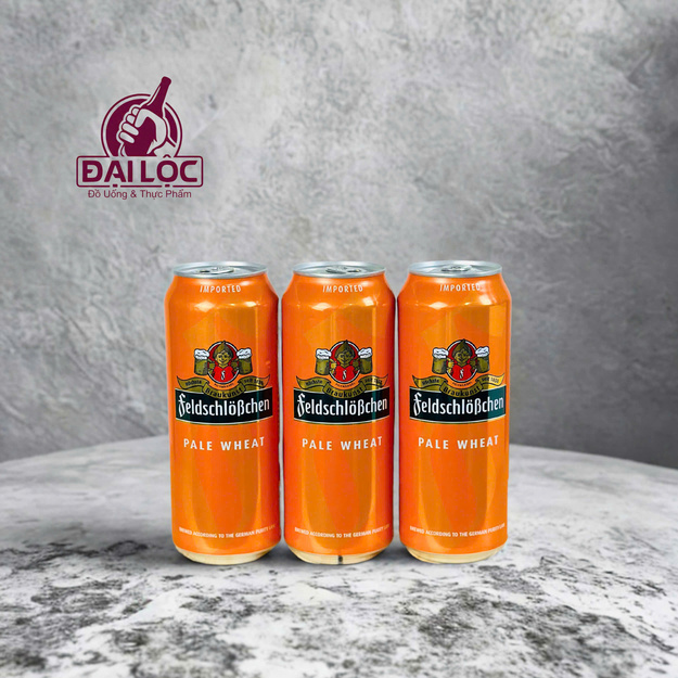 Bia Pháo Đài Feldschlobchen Wheat 5% – Lon 500ml