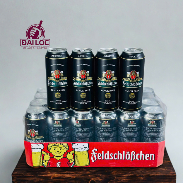 Review 4 Dòng Bia Pháo Đài Feldschlobchen – Black Bia Đen