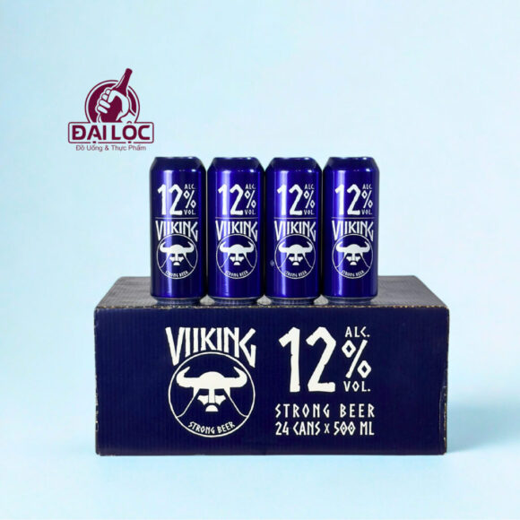 Bia Viiking Extra Strong 12% – Thùng 24 Lon 500ml | Bia Đức