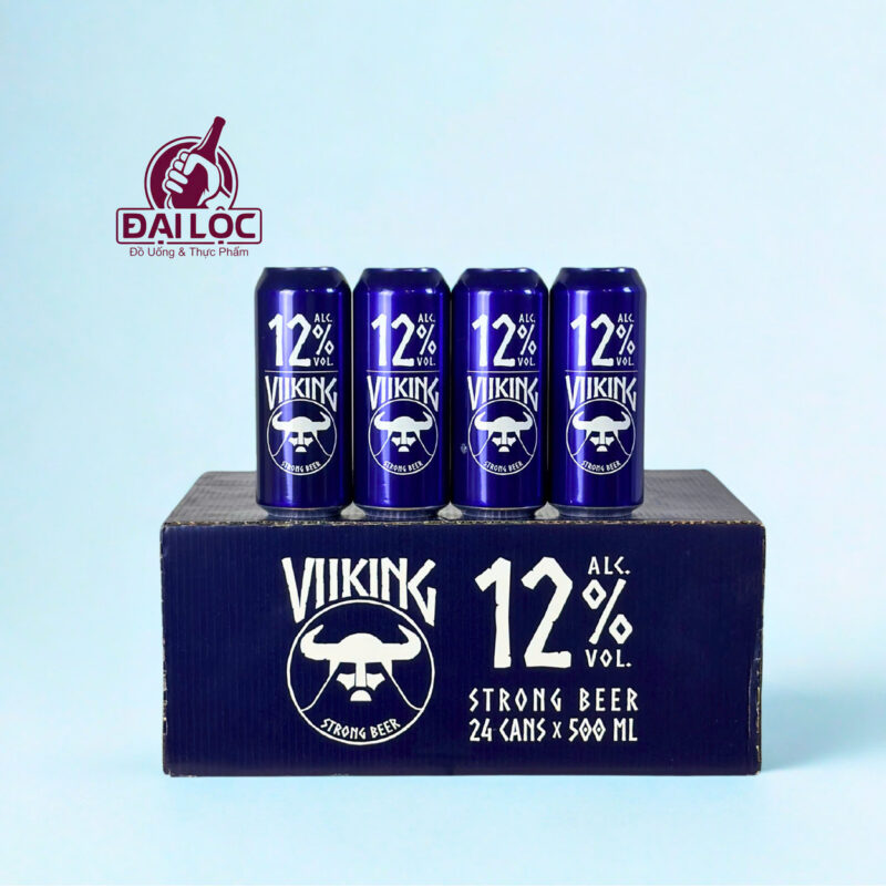 Bia Viiking Strong Lager có phiên bản cao hơn là Extra Strong 12%