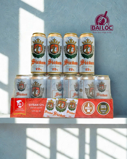 Bia Sitnan Svetly Leziak 5% – Lon 500ml – Thùng 24 Lon