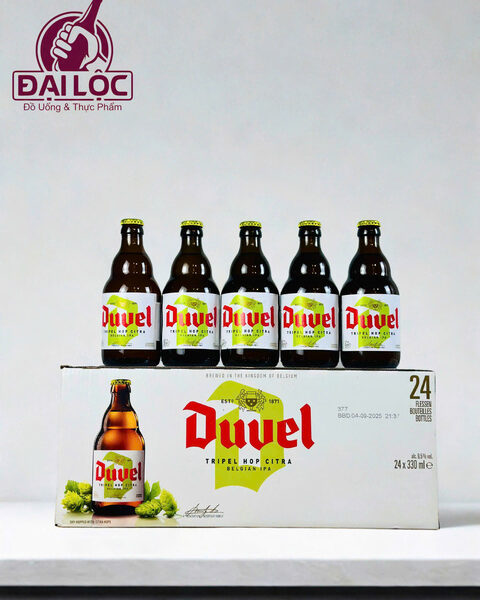 Bia Duvel Triple Hop Citra 9.5% – Thùng 24 Chai 330ml