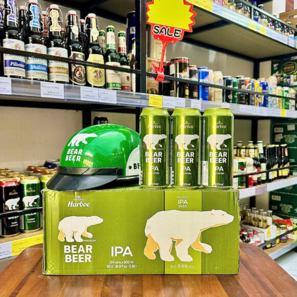 Bia Gấu Bear Beer IPA - Tặng Nón Bảo Hiểm