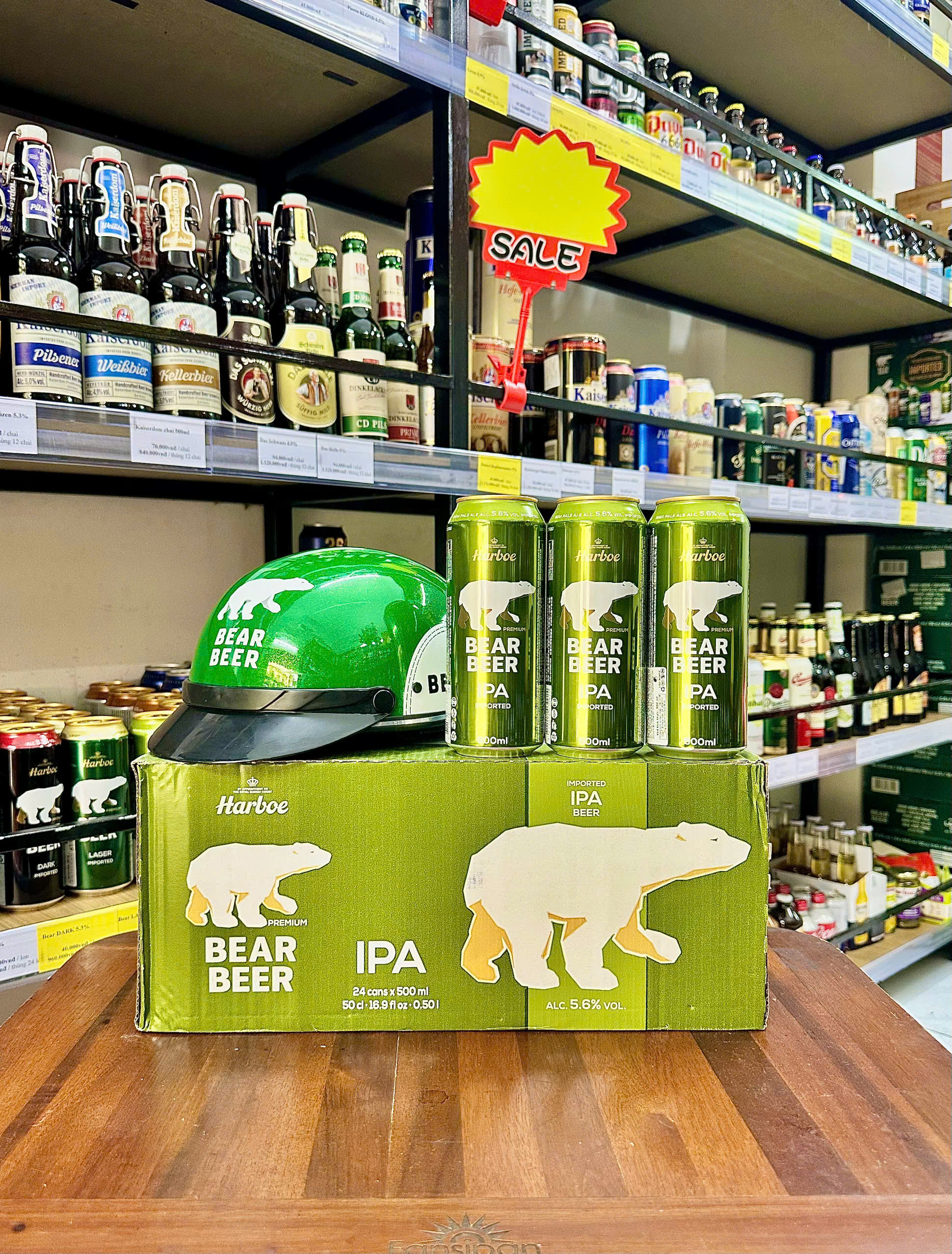 Bia Gấu Bear Beer IPA - Tặng Nón Bảo Hiểm