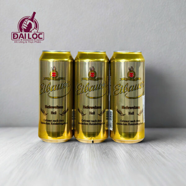 Bia Đức Eibauer Hefeweizen Hell 5.2% Lon 500ml
