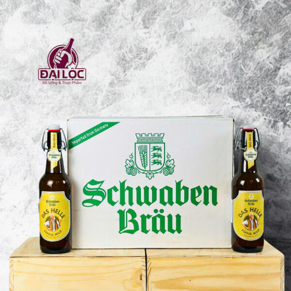 Bia Đức Schwaben Bräu Das Helle 5% – Thùng 20 Chai 500ml Bia Đức Schwaben Bräu Das Helle 5% – Thùng 20 Chai 500ml