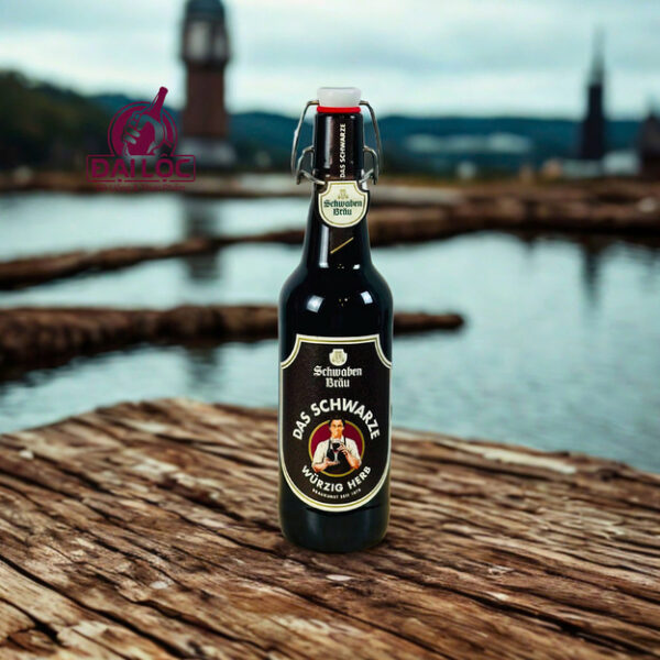 Bia Đức Schwaben Bräu Das Schwarze 4.9% – Thùng 20 Chai 500ml Bia Đức Schwaben Bräu Das Schwarze