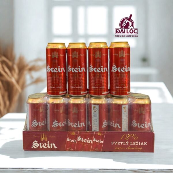 Bia Tiệp Stein 5% – Thùng 24 lon 500ml Bia Tiệp Stein 5% – Thùng 24 lon 500ml