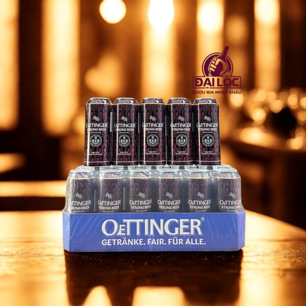 Bia Oettinger Strong Beer 8,9% Đức – Thùng 24 lon 500ml