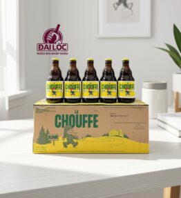 Bia La Chouffe 8% Bỉ - Thùng 24 Chai 330ml