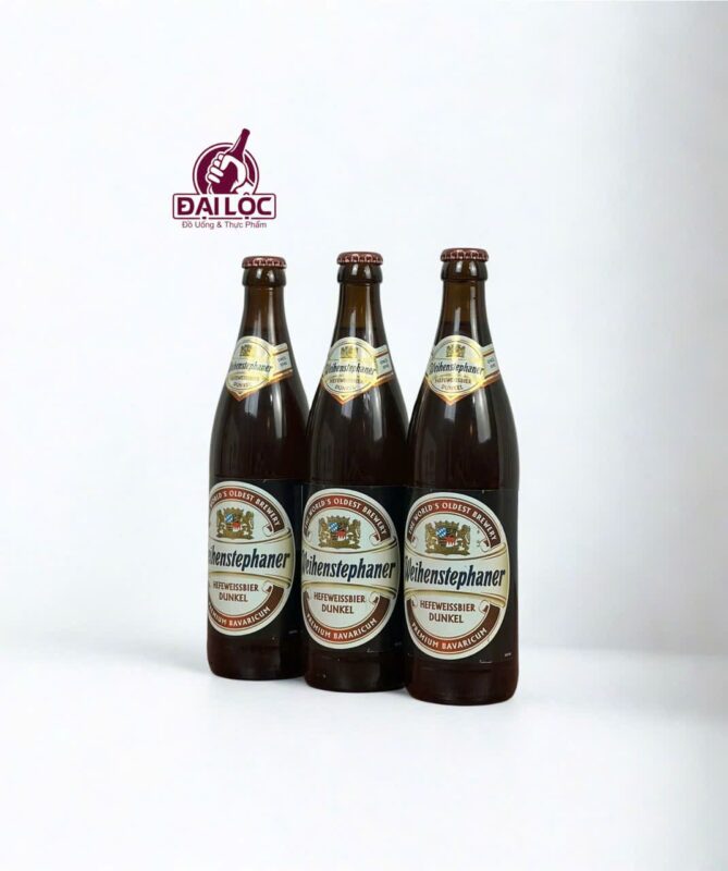 Weihenstephaner Hefeweissbier Dunkel chai 500ml