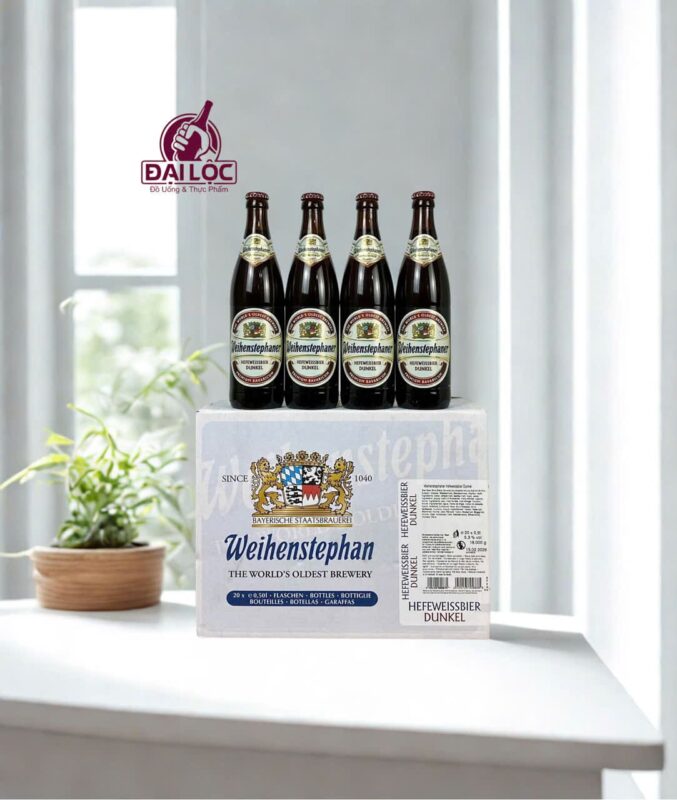Weihenstephaner Hefeweissbier Dunkel bia Duc cao cap 