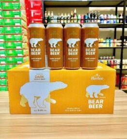 Bia Gấu Bear Beer Dark Wheat 5,4% – Lon 500ml – Thùng 24 Lon