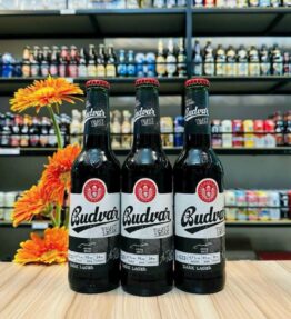 Bia Budweiser Budvar Dark 4,7% – Chai 330ml – Thùng 24 Chai